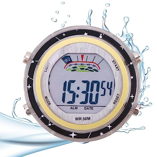 Holdes Motorrad, wasserdichte Motorrad-Lenkeruhr | Stick - Motorrad-Halterung, digitale Uhren, Motorrad-Uhren für Auto, Fahrzeug, SUV, Auto Holdes Motorrad, wasserdichte Motorrad-Lenkeruhr | Stick - Motorrad-Halterung, digitale Uhren, Motorrad-Uhren für Auto, Fahrzeug, SUV, Auto von Holdes