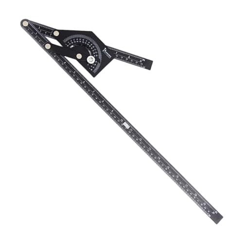 Holdes Multi-Winkel-Messlineal, hochpräzises Messlineal aus Aluminiumlegierung, rostfrei, klare Skalen, Konstruktionswinkel, Mehrzweck-Holzbearbeitungs-Messwerkzeuge für Handwerker Holdes Multi-Winkel-Messlineal, hochpräzises Messlineal aus Aluminiumlegierung, rostfrei, klare Skalen, Konstruktionswinkel, Mehrzweck-Holzbearbeitungs-Messwerkzeuge für Handwerker von Holdes