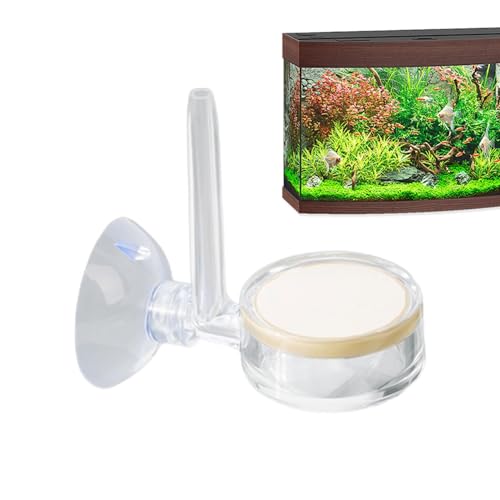 Holdes Nano-Zerstäuber, Co2-Diffusor, Niederdruck für Aquarien | CO2-Diffusor transparent | Co2-Diffusor-Set ohne Einweichen, Co2-Zerstäuber für bepflanztes Aquarium von Holdes