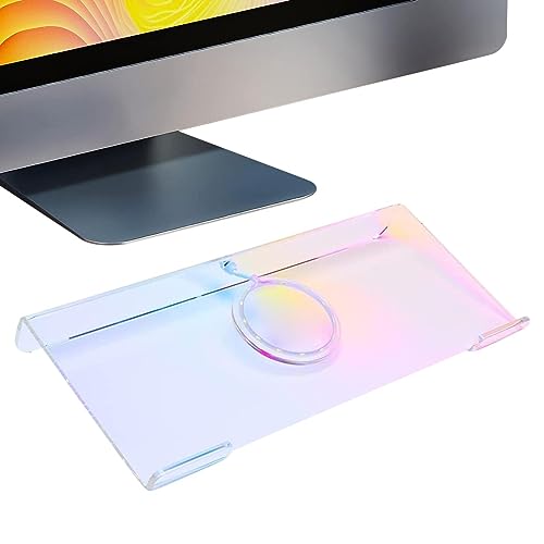 Holdes Neigbarer Tastaturständer, Acryl-Tastaturständer – ergonomischer erhöhter Ständer zum Tippen, ergonomische Tastaturerhöhung für Büros, Zuhause, Arbeit, Schreibtisch von Holdes