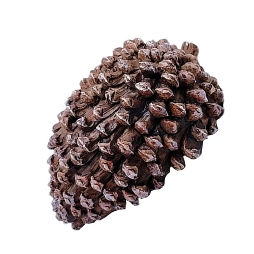 Holdes Pinecone Verstecken eines Schlüssels, Pinecone Key Hider | Box mit Schlüsselabdeckung für den Garten, Ersatz-Figur, kleine Gartenstatuen in Dekoration, Abzweigsafe von Holdes