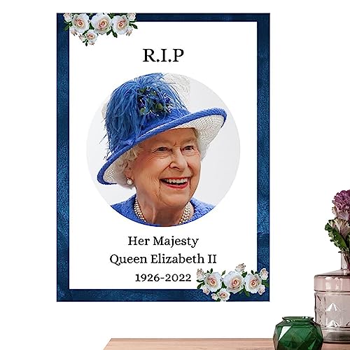 Holdes Queen Elizabeth Poster, Queen Elizabeth Memorial Kunstdruck Patriotisches Gedenkposter ungerahmt Kunst Poster für Wohnzimmer Schlafzimmer Konferenzraum Holdes Queen Elizabeth Poster, Queen Elizabeth Memorial Kunstdruck Patriotisches Gedenkposter ungerahmt Kunst Poster für Wohnzimmer Schlafzimmer Konferenzraum von Holdes