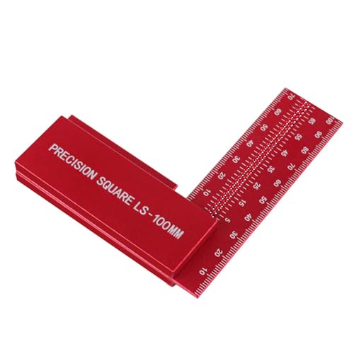 Holdes Rechtwinkliges Lineal, 10,2 cm, Aluminiumlegierung, quadratisches Lineal in L-Form, -Messwerkzeug, hohe Genauigkeit, rechtwinklige Holzbearbeitungswerkzeuge für Metallbearbeitung Holdes Rechtwinkliges Lineal, 10,2 cm, Aluminiumlegierung, quadratisches Lineal in L-Form, -Messwerkzeug, hohe Genauigkeit, rechtwinklige Holzbearbeitungswerkzeuge für Metallbearbeitung von Holdes
