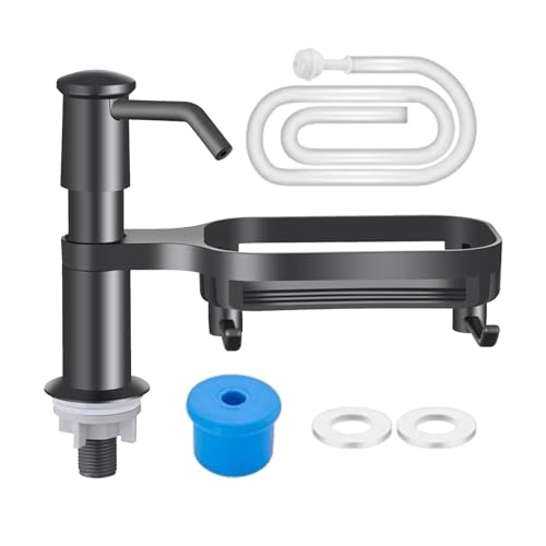 Holdes Saponin-Spender für Küchenspüle, Unterspüle, Arbeitsplattenreiniger-Pumpe, Saponin-Pumpkopf, integrierter Saponin-Spender für den Anschluss an Saponin-Flaschen Holdes Saponin-Spender für Küchenspüle, Unterspüle, Arbeitsplattenreiniger-Pumpe, Saponin-Pumpkopf, integrierter Saponin-Spender für den Anschluss an Saponin-Flaschen von Holdes