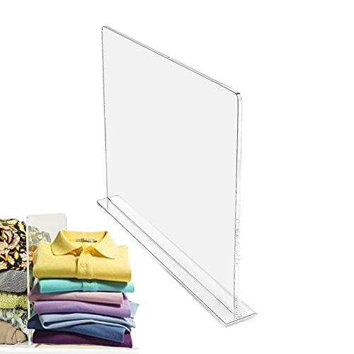 Holdes Schrankregal-Trennwände, Acryl-Trennwände, transparente Trennwand für Bücherregal, Schrankaufbewahrung, Organizer für Kleidung, Handtücher, Hosen, Bücher, Gläser, Taschen Holdes Schrankregal-Trennwände, Acryl-Trennwände, transparente Trennwand für Bücherregal, Schrankaufbewahrung, Organizer für Kleidung, Handtücher, Hosen, Bücher, Gläser, Taschen von Holdes