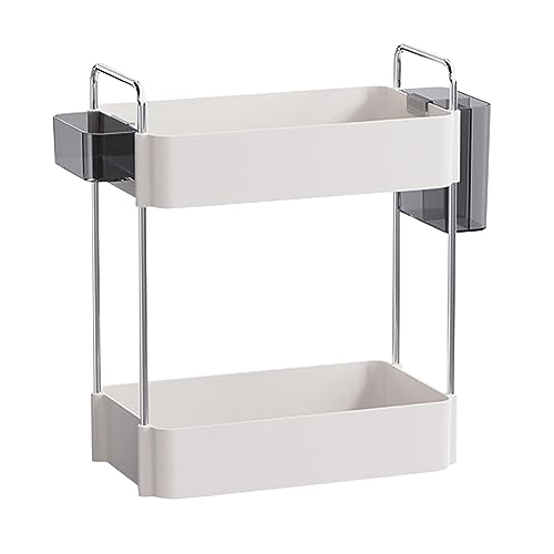 Holdes Schreibtisch-Aufbewahrungsregal | Doppelschichtiges Organizer-Regal – Tragbares Schreibtischregal, Organizer, Badezimmer-Theken-Organisation für Küche, Schlafsaal, Badezimmer von Holdes