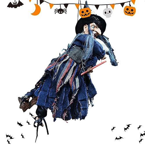 Holdes Schreiende animierte Halloween-Dekorationen, schreiende Hexen mit Sprach- und Touch-Steuerung, Hexen-Halloween-Dekorationen für den Außenbereich, Sprachsteuerung, Halloween-Dekoration von Holdes