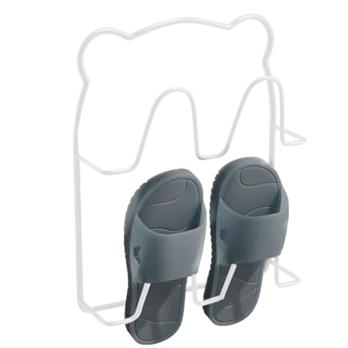 Holdes Schuhregal, Wandmontage, für Hausschuhe, Wandmontage, aus Metall – Wandaufhänger für Schuhregal, flexibler und multifunktionaler Schuhorganizer Holdes Schuhregal, Wandmontage, für Hausschuhe, Wandmontage, aus Metall – Wandaufhänger für Schuhregal, flexibler und multifunktionaler Schuhorganizer von Holdes