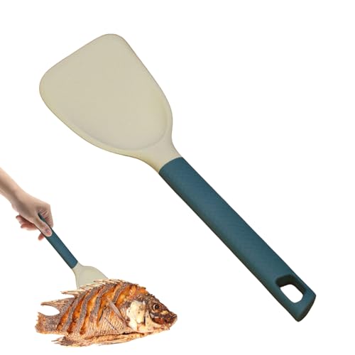 Holdes Silikon-Spatel, flexibler Silikon-Spatel, dünne Pfannenwender für antihaftbeschichtetes Kochgeschirr, leicht zu reinigen, Kochspatel Holdes Silikon-Spatel, flexibler Silikon-Spatel, dünne Pfannenwender für antihaftbeschichtetes Kochgeschirr, leicht zu reinigen, Kochspatel von Holdes