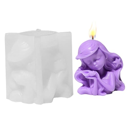 Holdes Silikonform für Mädchen, Motiv: Meer-Mädchen, Kerzenform, natürliche Mädchenform zum Basteln, Kuchen, Schokoladenformen, Meeres-Thema, Kerzen-Silikonform für Harzkunst Holdes Silikonform für Mädchen, Motiv: Meer-Mädchen, Kerzenform, natürliche Mädchenform zum Basteln, Kuchen, Schokoladenformen, Meeres-Thema, Kerzen-Silikonform für Harzkunst von Holdes