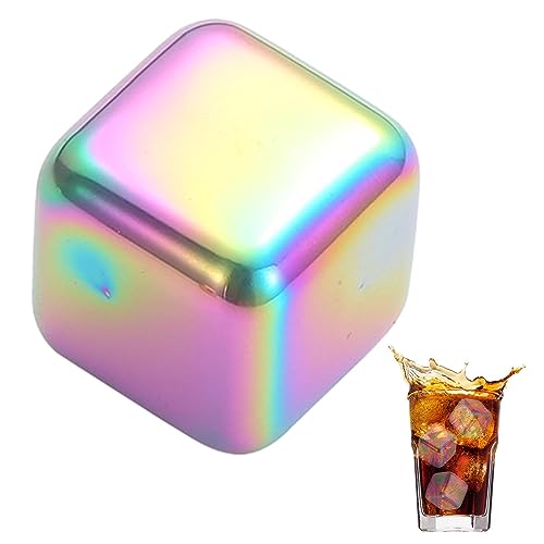 Holdes Stein-Eiswürfel, wiederverwendbar, geruchlos, Whiskey-Eiswürfel, Würfelform, Edelstahl, Kühlsteine für Männer, Vater, Ehemann, Whiskey-Steine, Weinkühler-Würfel Holdes Stein-Eiswürfel, wiederverwendbar, geruchlos, Whiskey-Eiswürfel, Würfelform, Edelstahl, Kühlsteine für Männer, Vater, Ehemann, Whiskey-Steine, Weinkühler-Würfel von Holdes