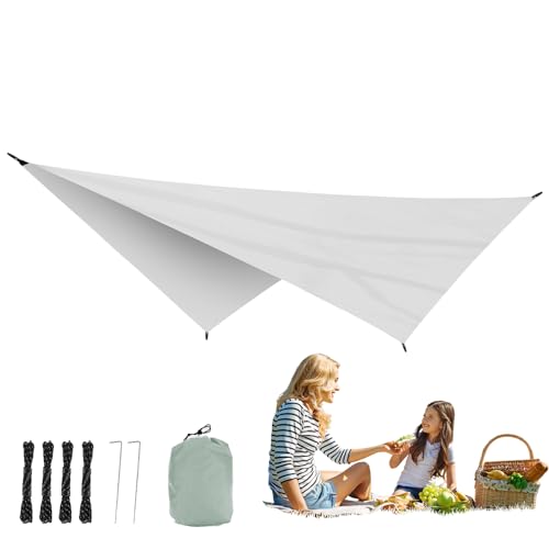 Holdes Strand-Schattenüberdachung – Outdoor-Baldachin für Strandurlaub – wasserdicht, UV-beständig, Terrassenschattenüberdachung, Strandurlaub, Sonnenschutz für Garten, Camping, Carport, Strand von Holdes