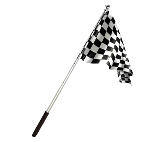 Holdes Tragbare Flaggenmaste, Lehrer, Teleskop-Flaggenmast, 1,6 m, ergonomischer Griff, ausziehbarer Fahnenmast für Parade von Holdes
