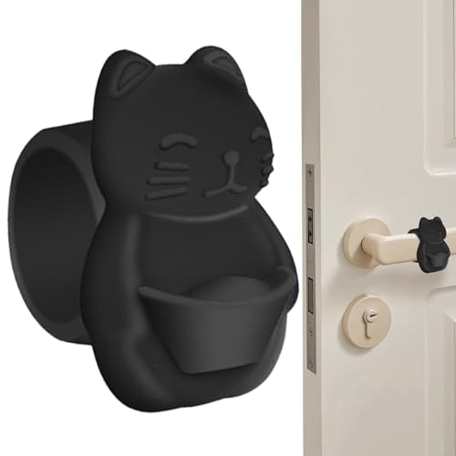 Holdes Türgriffstopper | Cartoon Türstopper Griffschutz Anti-Kollision - Silikon Schutz Geräuschdämpfer Leise für Wohnheim Hotel Krankenhaus Wohnung Badezimmer Schlafzimmer Wohnzimmer Schule von Holdes