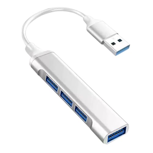 Holdes USB-Hub 3.0, 4 Ports USB 3.0 | USB-Splitter | USB-Adapter mit 4 Ports, Multiport-Extender für Desktop-Computer, Laptop, USB-Stick, Drucker, PC, Tastaturen von Holdes