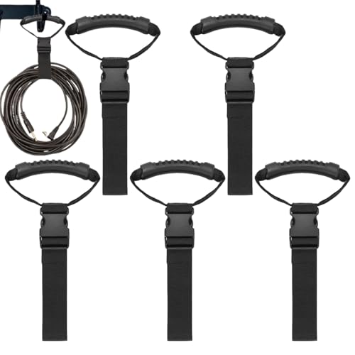 Holdes Verlängerungskabelhalter - Wickelband Aufbewahrungsbänder Organisation 5 Stück - Langlebige Wiederverwendbare Halterungen Für Elektroarbeiten Garten Werkstatt Wandmanagement Holdes Verlängerungskabelhalter - Wickelband Aufbewahrungsbänder Organisation 5 Stück - Langlebige Wiederverwendbare Halterungen Für Elektroarbeiten Garten Werkstatt Wandmanagement von Holdes