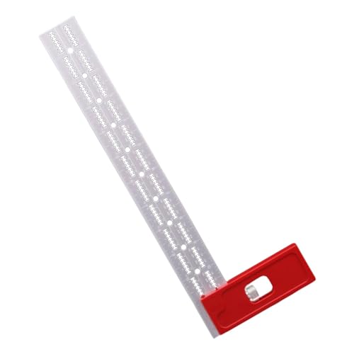 Holdes Verstellbarer Winkelmesser | Kantenlineal für Holzbearbeitung, 45,7 cm, verstellbares Präzisionsmesswerkzeug, Kantenlineal für Holzarbeiter Holdes Verstellbarer Winkelmesser | Kantenlineal für Holzbearbeitung, 45,7 cm, verstellbares Präzisionsmesswerkzeug, Kantenlineal für Holzarbeiter von Holdes