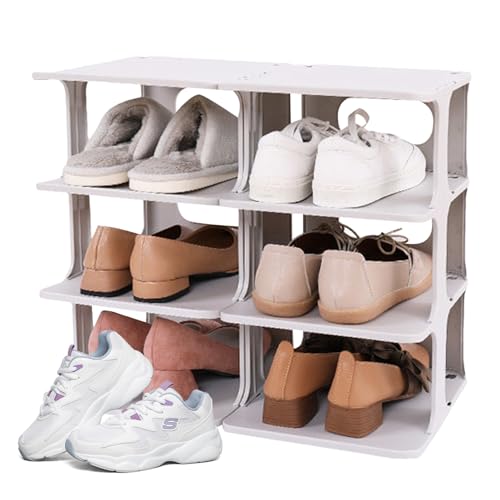 Holdes Vertikales Schuhregal, modernes schmales Schuhregal, mehrschichtiges Regal, Wohnzimmermöbel für Schrank, Schuhschrank, Eingang, Tür, Badezimmer, Balkon Holdes Vertikales Schuhregal, modernes schmales Schuhregal, mehrschichtiges Regal, Wohnzimmermöbel für Schrank, Schuhschrank, Eingang, Tür, Badezimmer, Balkon von Holdes