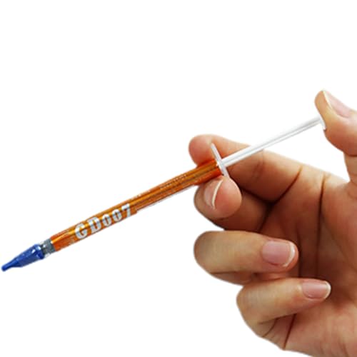 Holdes Wärmeleitpaste für Kühlkörper | Leitpaste für Prozessoren | Silikonspritze für PC-Kühlung, CPU, Drucker und elektronische Geräte von Holdes