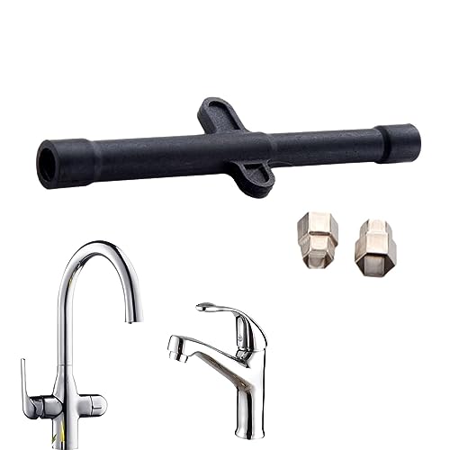 Holdes Windeisen Flume Wrench | Mehrzweck-Wasserhahnschlüssel Werkzeug 9/10/11/12 mm | Flume Wrench Sanitärschlüssel Wasserhahn und Spüle Installer Multifunktions-Werkzeug für Küche Holdes Windeisen Flume Wrench | Mehrzweck-Wasserhahnschlüssel Werkzeug 9/10/11/12 mm | Flume Wrench Sanitärschlüssel Wasserhahn und Spüle Installer Multifunktions-Werkzeug für Küche von Holdes