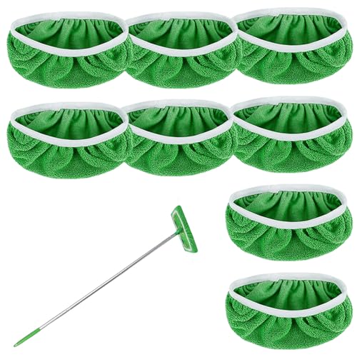 Holdes Wischmopp-Pads, 8 Stück, Korallenvlies, wiederverwendbare Bodenreinigungspads, Haushalts-Ersatz-Mopptuch, waschbare Wischmopp-Pads, Bodenreiniger für Zuhause, Hotel Holdes Wischmopp-Pads, 8 Stück, Korallenvlies, wiederverwendbare Bodenreinigungspads, Haushalts-Ersatz-Mopptuch, waschbare Wischmopp-Pads, Bodenreiniger für Zuhause, Hotel von Holdes