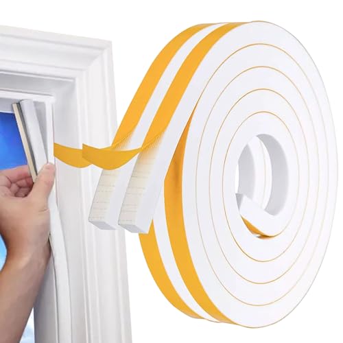 Holdes Zugluftschutz Dichtung,5 Meter Türdichtung | 4,9m Isolierendes Wasserdichtes Klebeband Aus Schaumstoff Für Auto Garage Boden Holdes Zugluftschutz Dichtung,5 Meter Türdichtung | 4,9m Isolierendes Wasserdichtes Klebeband Aus Schaumstoff Für Auto Garage Boden von Holdes