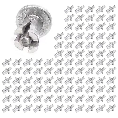 Kernnieten mit rundem Kopf, -Spreiznieten aus Aluminium, halbrunder Kopf, Aluminiumkernnieten für Präzisionsinstrumente, 50/100 Kernnieten mit rundem Kopf, -Spreiznieten aus Aluminium, halbrunder Kopf, Aluminiumkernnieten für Präzisionsinstrumente, 50/100 von Holdes
