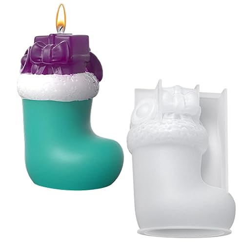 Weihnachtsbaum-Dekoration aus Kunstharz, Weihnachtsmotiv-Silikonform für Kerzenherstellung, Glocke, Elch, Socken, Aromatherapie, , Epoxidharz, Gießseife für Weihnachtsdekoration Weihnachtsbaum-Dekoration aus Kunstharz, Weihnachtsmotiv-Silikonform für Kerzenherstellung, Glocke, Elch, Socken, Aromatherapie, , Epoxidharz, Gießseife für Weihnachtsdekoration von Holdes