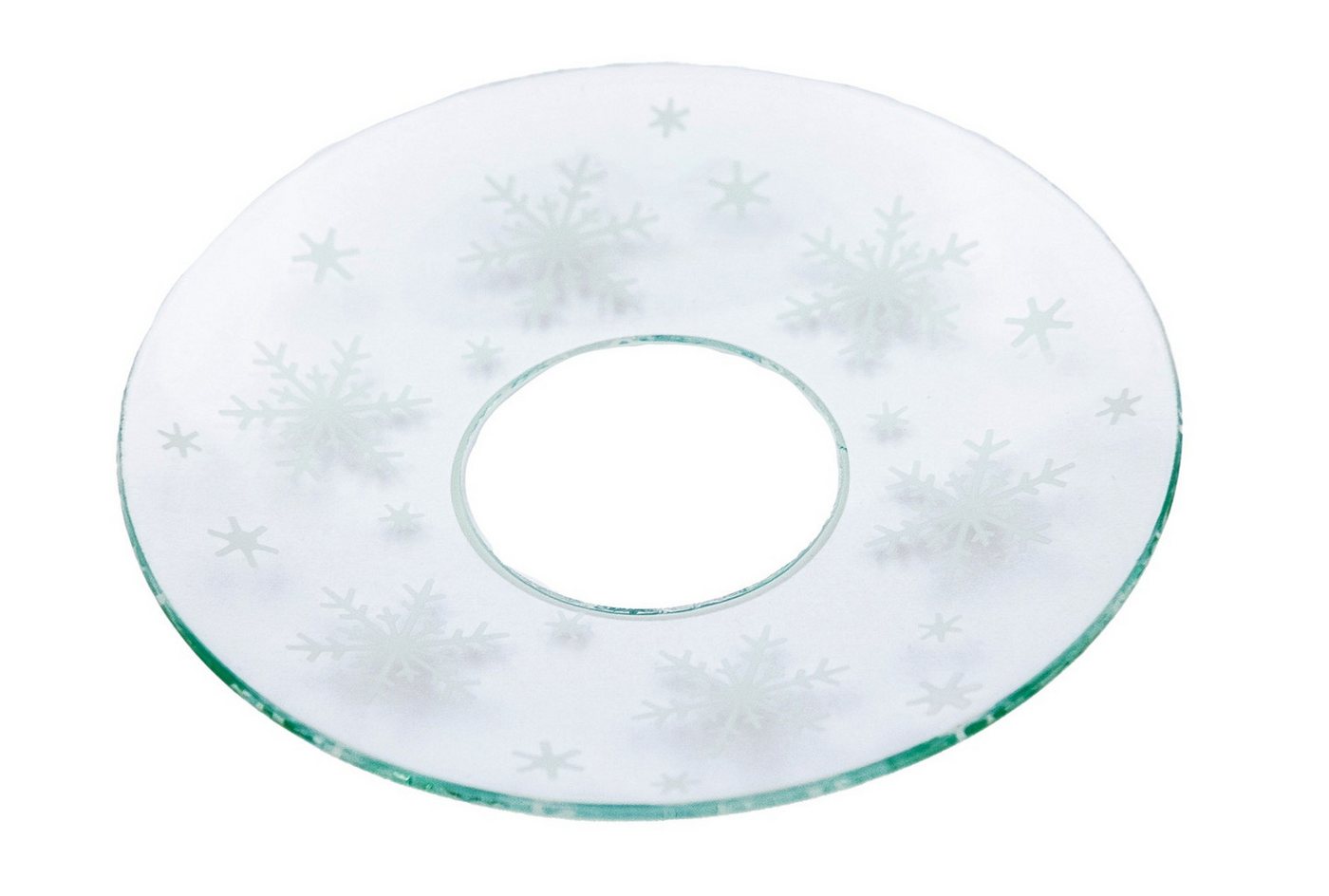 Holfeuer Crystal Design Spitzkerze Glas-Kerzenmanschette "Eiskristalle" für Kerzen bis Ø 25 mm Holfeuer Crystal Design Spitzkerze Glas-Kerzenmanschette "Eiskristalle" für Kerzen bis Ø 25 mm von Holfeuer Crystal Design