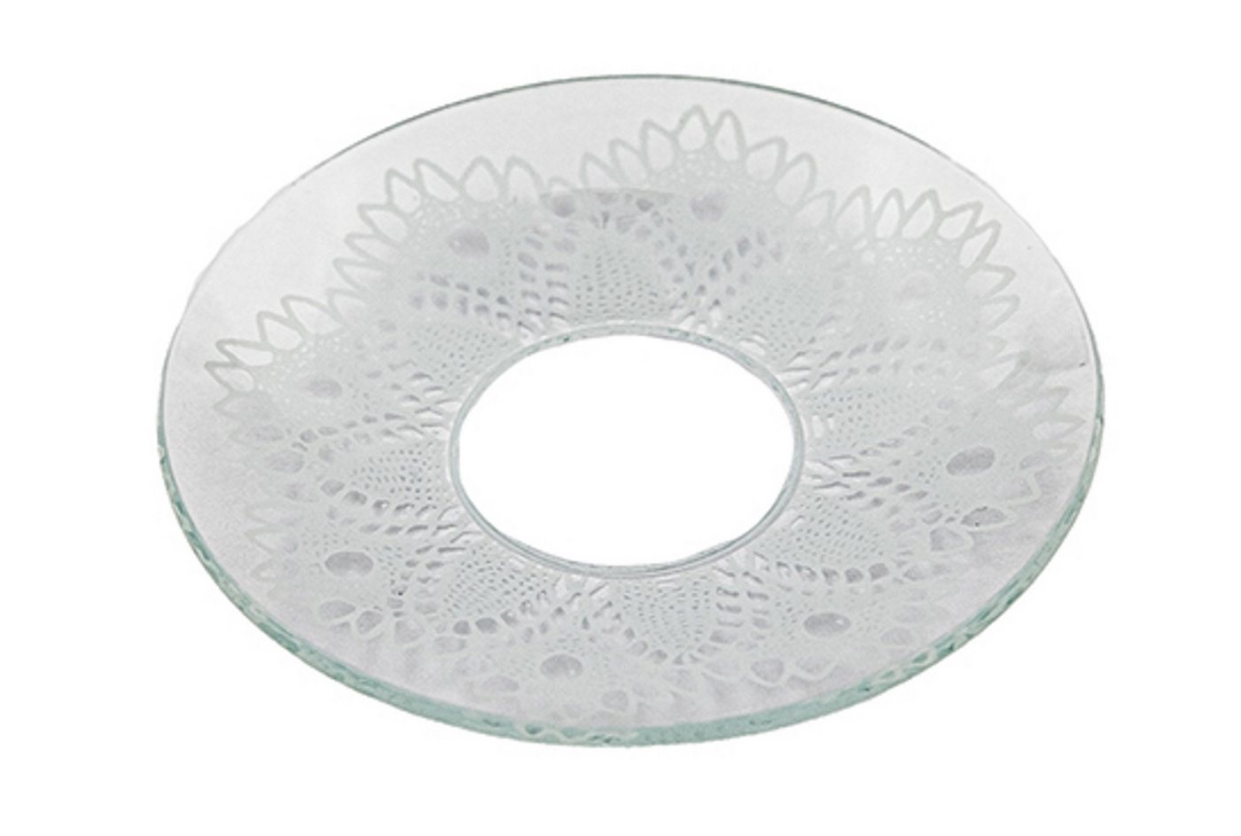 Holfeuer Crystal Design Spitzkerze Glas-Kerzenmanschette "Spitzenmuster" für Kerzen bis Ø 25 mm Holfeuer Crystal Design Spitzkerze Glas-Kerzenmanschette "Spitzenmuster" für Kerzen bis Ø 25 mm von Holfeuer Crystal Design