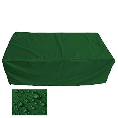 Holi Europe Premium Abdeckung für rechteckigen Esstisch, Gartentisch, für den Gebrauch im Freien, hochqualitative Schutzhülle für Gartenmöbel L 260cm x P 130cm x A 75cm verde abete von Planesium