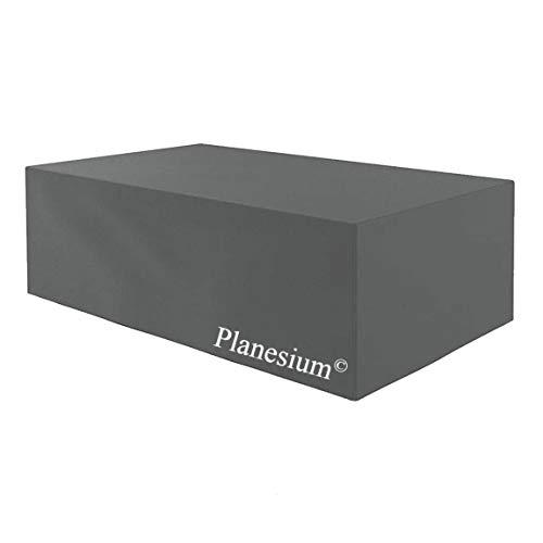 Planesium Premium Schutzhülle Gartenmöbel Abdeckung/Gartentisch Hülle Haube Abdeckplane wasserdicht atmungsaktiv reißfest Garnitur Lounge 575g/lfm B 170cm x T 80cm x H 65cm Anthrazit von Holi Europe