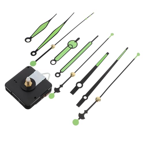 Holibanna 1 Satz Fluoreszenzbewegung Uhr Hands -Kit Ersatzuhrmotor elektrischer Uhrmotor Taktmechanismen wanduhr Uhr bausatz Uhrenteile batteriebetrieben Plastik Light Green von Holibanna