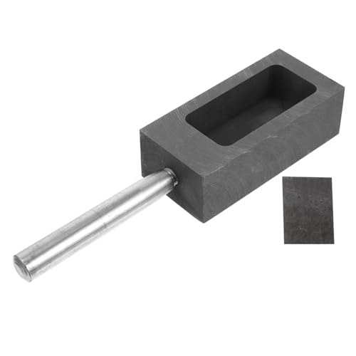 Holibanna Graphitbarrenform Werkzeug zum Schmelzen von Gold Silber mit Griff 6,5X3X2Cm Hitzebeständig für Schmuckherstellung Holibanna Graphitbarrenform Werkzeug zum Schmelzen von Gold Silber mit Griff 6,5X3X2Cm Hitzebeständig für Schmuckherstellung von Holibanna