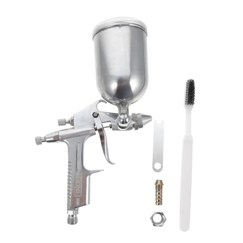 Holibanna 1 Satz Sprühpistole Auto-farbspritzgerät Sprühgerät Spritzpistole Farbspritzwerkzeuge Hochleistungs-lackiergerät Luftspritzgerät Airless Farbspritzgerät Sprühlack Aluminium Silber von Holibanna