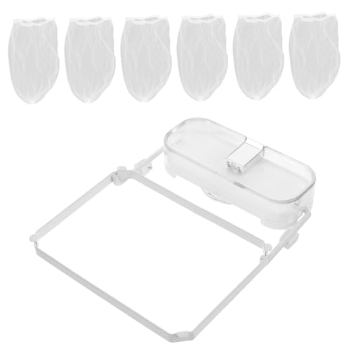 Holibanna 1 Set Küchenfilterständer Spülbeckensieb Spülbeckennetzsieb Küchenspüle Abflusssieb Spüle Lebensmittelfänger Sieb Für Spüle Küchenspüle Lebensmittelsieb Kunststoff Transparent von Holibanna