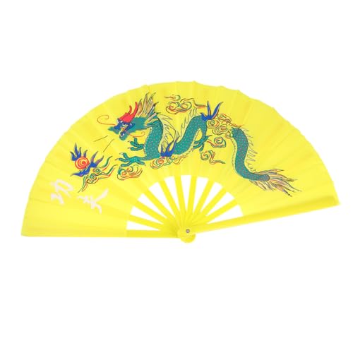 Holibanna 1 Stück Gelber Kunststoff Fächer für Kung Fu Taichi und Performance Langlebiger Chinesischer Fächer für Tanz und Kampfsport Darbietungen Holibanna 1 Stück Gelber Kunststoff Fächer für Kung Fu Taichi und Performance Langlebiger Chinesischer Fächer für Tanz und Kampfsport Darbietungen von Holibanna