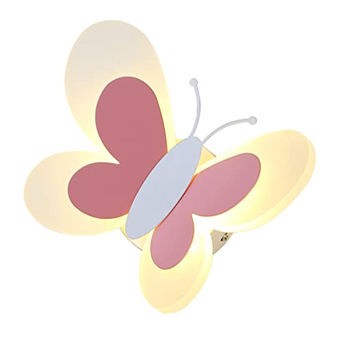 Holibanna 1 Stück Wandlampe Schmetterling Elegante Wandbeleuchtung für Schlafzimmer Kinderzimmer und Warmweißes Licht Installieren für Kleine Räume von Holibanna