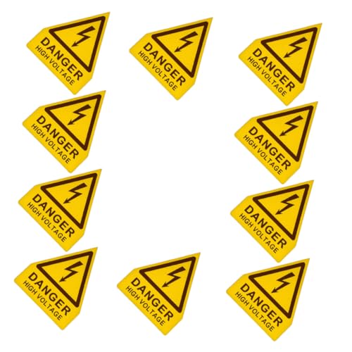 Holibanna 10 Stück Hochvolt warnaufkleber PVC Selbstklebend Elektrische Gefahrenzeichen Für Elektriker Wartung Hohe Sichtbarkeit und Langlebigkeit Sicherheitswarnung Holibanna 10 Stück Hochvolt warnaufkleber PVC Selbstklebend Elektrische Gefahrenzeichen Für Elektriker Wartung Hohe Sichtbarkeit und Langlebigkeit Sicherheitswarnung von Holibanna