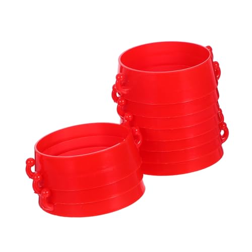 Holibanna 10 Stück Kunststoff Kettenverbinder für Verkehrspoller Roter Sicherheitsring mit Haken Verschleißfest Leicht Stabil für Straßensperren und Einfahrten Wetterbeständig Außen Geeignet Holibanna 10 Stück Kunststoff Kettenverbinder für Verkehrspoller Roter Sicherheitsring mit Haken Verschleißfest Leicht Stabil für Straßensperren und Einfahrten Wetterbeständig Außen Geeignet von Holibanna