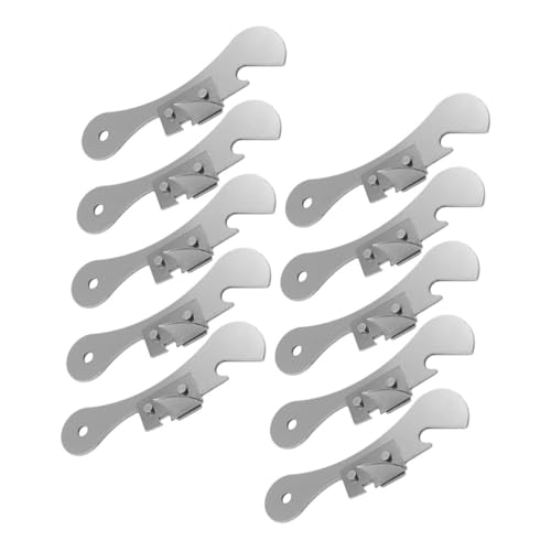 Holibanna 10 Stück Teiliges Dosenöffner und Flaschenöffner Handlicher Multifunktionaler Deckelöffner für Getränke Tragbar und Rostbeständig für Zuhause und Unterwegs von Holibanna