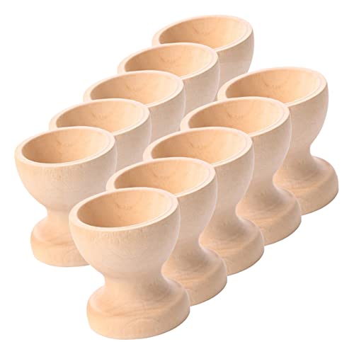 Holibanna 10 Stück Teiliges Eierablage DIY Bemalbare Eierbecher für Glatte Kanten Sicherer Holzständer für Ostereier Handgemachtes Bastelspielzeug Bunte Cartoon Motive zum Bemalen Holibanna 10 Stück Teiliges Eierablage DIY Bemalbare Eierbecher für Glatte Kanten Sicherer Holzständer für Ostereier Handgemachtes Bastelspielzeug Bunte Cartoon Motive zum Bemalen von Holibanna