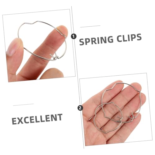 Holibanna 10 Stück Teiliges Federklammern für Einbaustrahler und Spots Starke Haltekraft Lampenhalterung Einfache Montage Geeignet für Downlights und Spotlampen von Holibanna