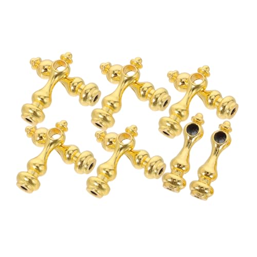 Holibanna 10 Stück Teiliges Metallverbinder für Glasgeländer Robuste Möbel Hardware Dekorative Spindeln für Weinschränke und Servierwagen Nahtlos Kompatibel Modernes Design Vielseitig Holibanna 10 Stück Teiliges Metallverbinder für Glasgeländer Robuste Möbel Hardware Dekorative Spindeln für Weinschränke und Servierwagen Nahtlos Kompatibel Modernes Design Vielseitig von Holibanna