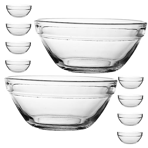Holibanna 10 Stück Teiliges Schälchen Kleine Dessert und Salatschalen Stapelbar Multifunktionale Dip und Snackschalen für Haushalt Restaurant Party Bruchsicher und Platzsparend Holibanna 10 Stück Teiliges Schälchen Kleine Dessert und Salatschalen Stapelbar Multifunktionale Dip und Snackschalen für Haushalt Restaurant Party Bruchsicher und Platzsparend von Holibanna