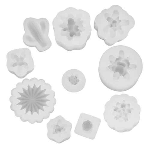 Holibanna 10 Stück Teiliges Silikon kerzenform Sukkulenten design Wiederverwendbar Verschleißfest für DIY Duftkerzen und Handwerk Multifunktional Leicht zu Reinigen für Kreative Gießformen Holibanna 10 Stück Teiliges Silikon kerzenform Sukkulenten design Wiederverwendbar Verschleißfest für DIY Duftkerzen und Handwerk Multifunktional Leicht zu Reinigen für Kreative Gießformen von Holibanna