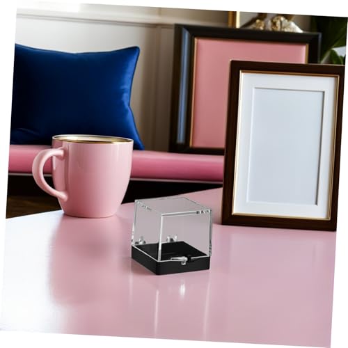 Holibanna 10 Stück Teiliges Transparentes Mineralien display Kleine Quadratische Kunststoffbox Staubdichte Aufbewahrungsbox für Lose Edelsteinproben Tragbare Vitrine für Sammler und von Holibanna