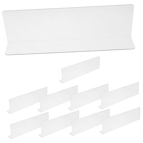 Holibanna 10stücke Teiliges Transparenter Regaltrenner Förmige Aufbewahrungshelfer Für Schränke Und Verstellbare Trennwände Organisation Von Kleidung Und Accessoires von Holibanna