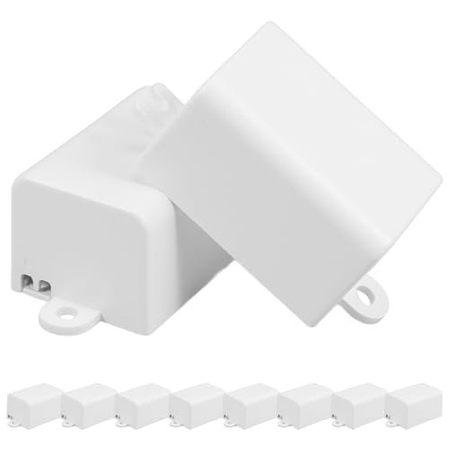 Holibanna 10 Stück Wasserdichte Kunststoff Abzweigdose für Elektronik Leichtes Tragbares Gehäuse für Außenanwendungen Vielseitige Anschlussdose für Verschiedene Projekte Robuste und von Holibanna