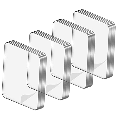 Holibanna 100 Stück Doppelseitiges Nano Klebeband Transparent Quadratisch Stark Haftend Spurlos Ablösbar für Bilderrahmen Wanddekoration Multifunktional ohne Bohren von Holibanna